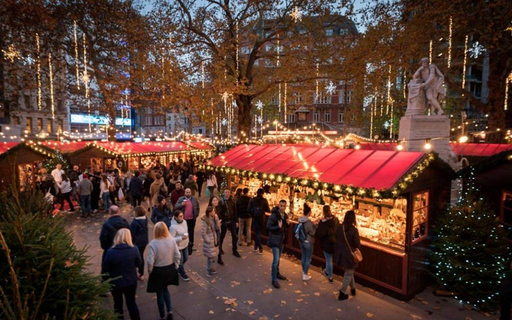 Leicester square mercado navidad