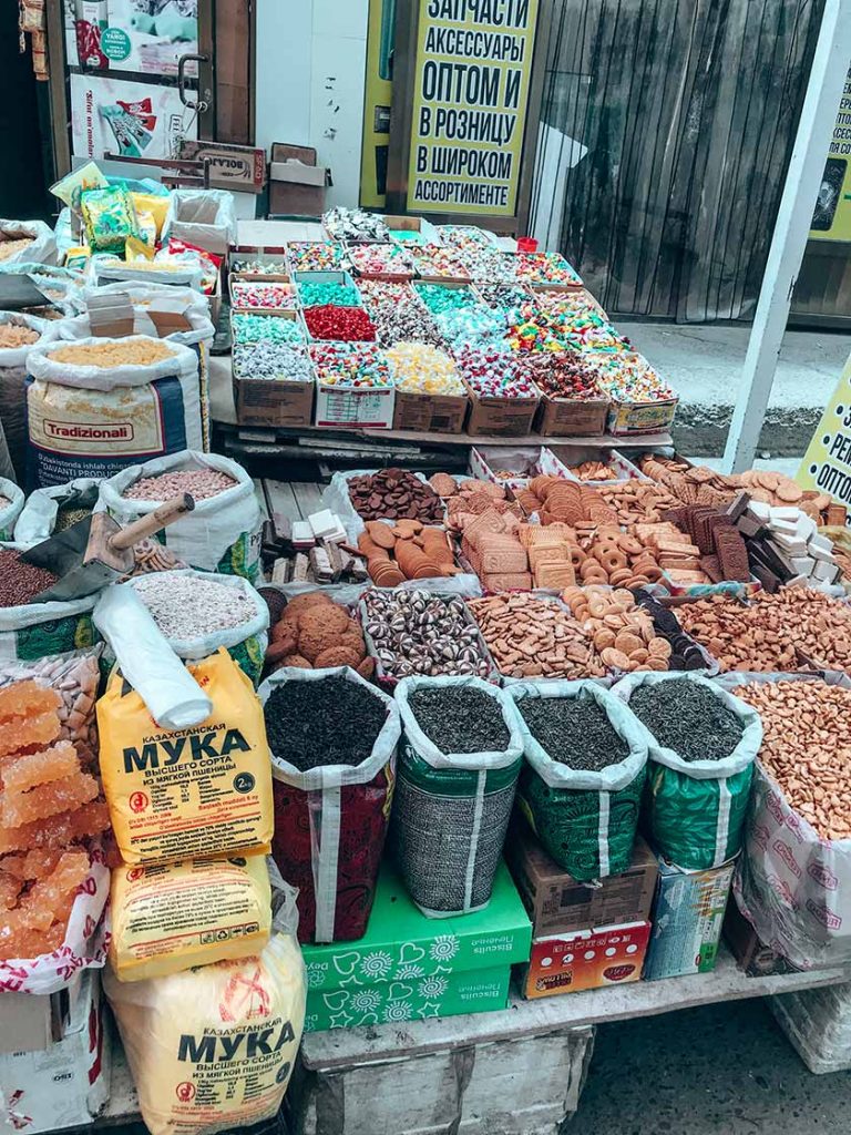 Mercado comida uzbekistan