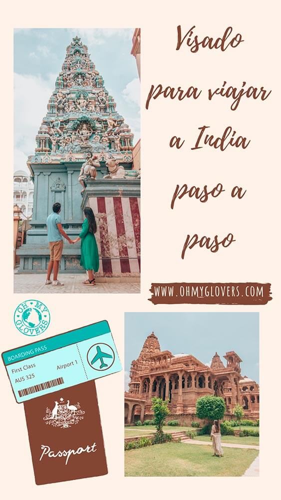 Visado para viajar a India paso a paso