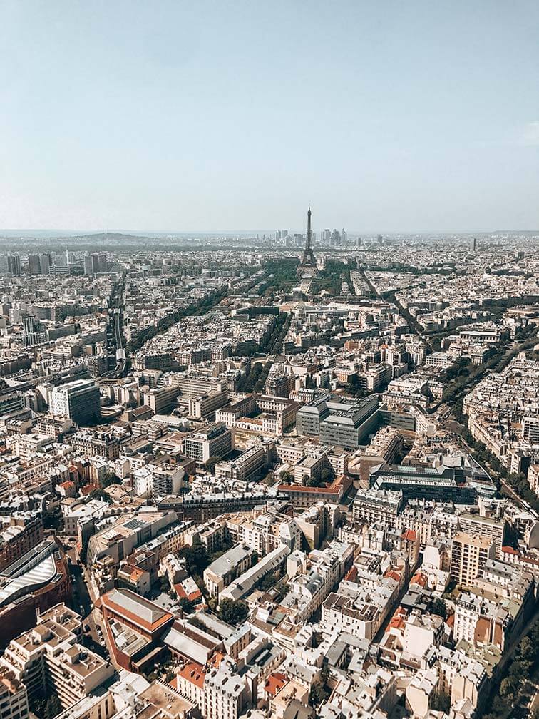 Torre Montparnasse vistas Paris