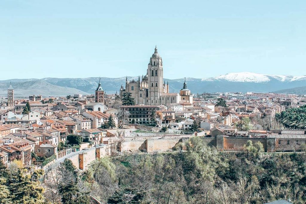 Segovia vistas Alcazar