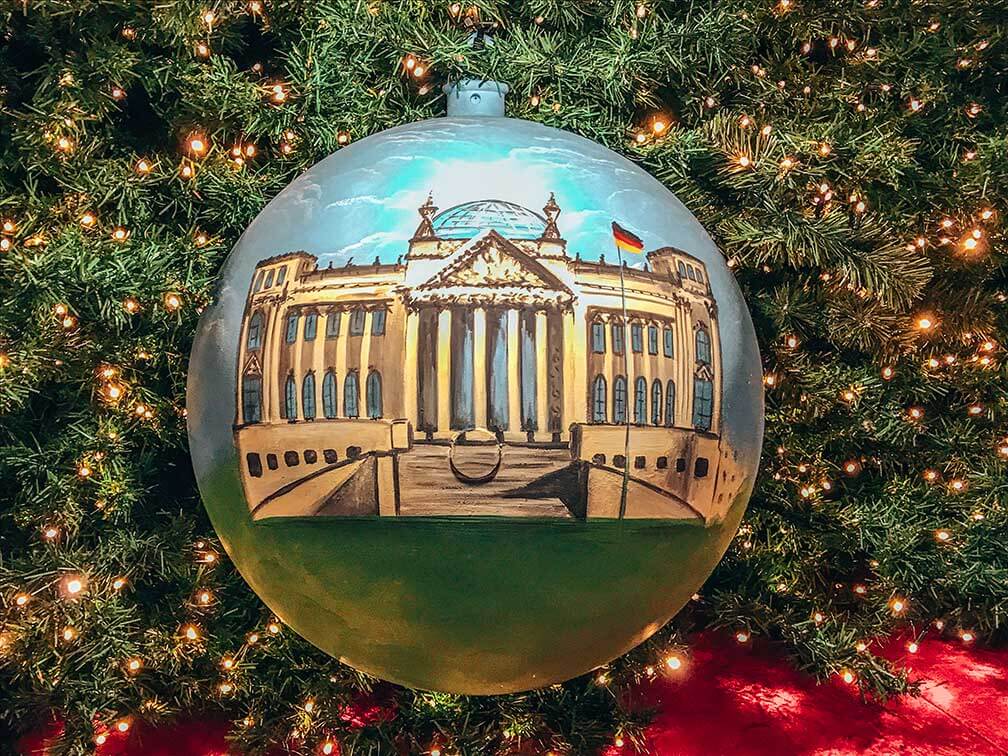 Berlin reichstag navidad
