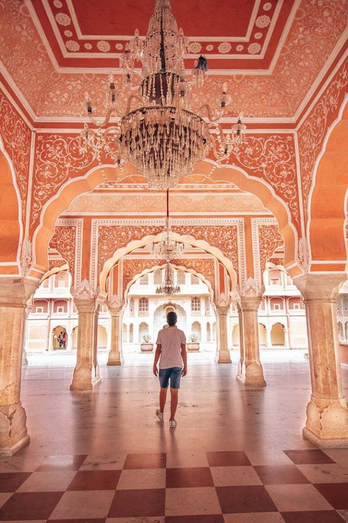 City palace Jaipur patio