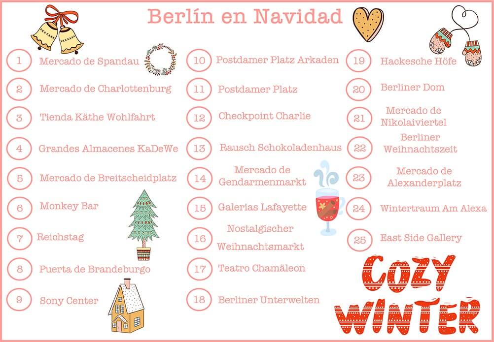 leyenda mapa que ve en Berlin navidad