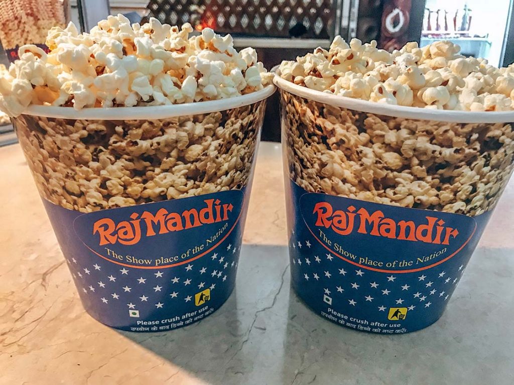 Cine Raj Mandir palomitas