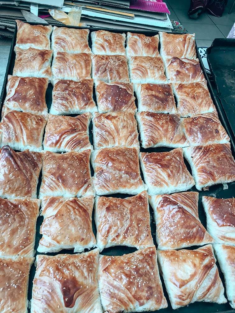 Samsa plato típico uzbeko